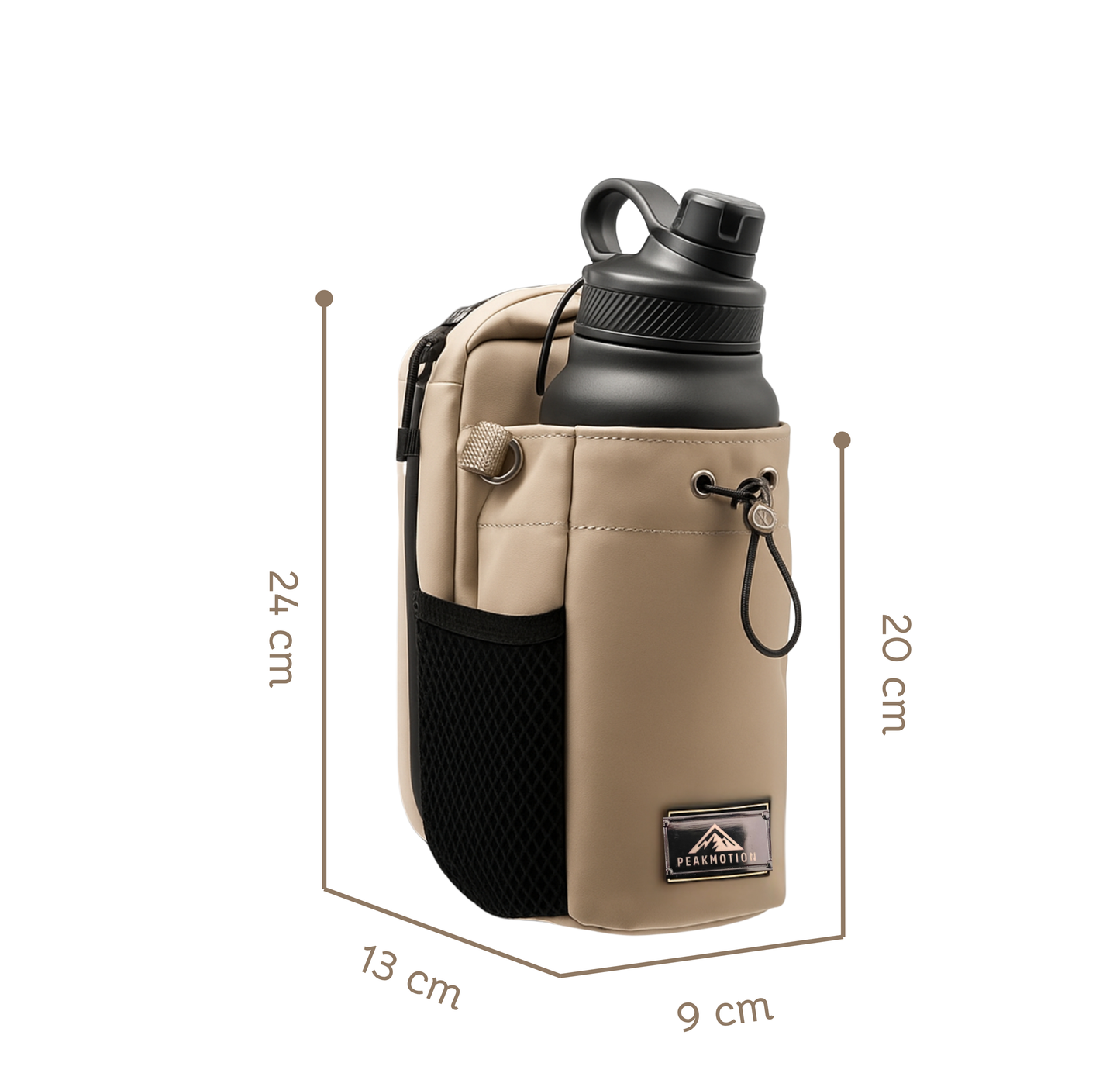 PeakMotion Manyetik Spor Çanta ( Bej )