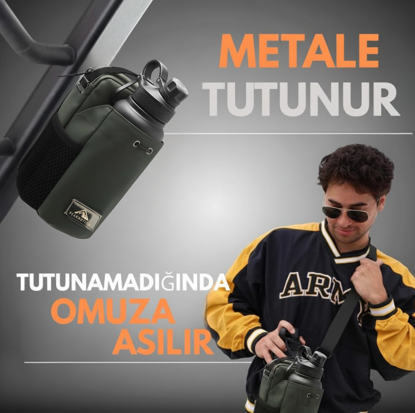 PeakMotion Manyetik Spor Çantası