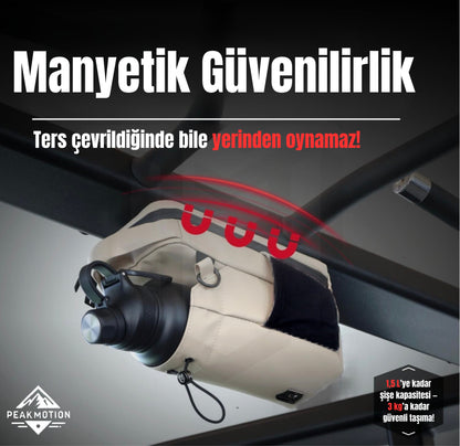 PeakMotion Manyetik Spor Çanta ( Bej )
