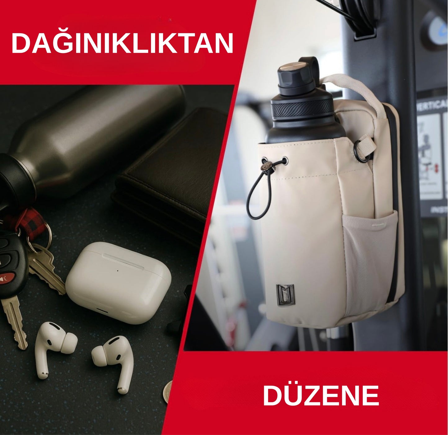 PeakMotion Manyetik Spor Çanta